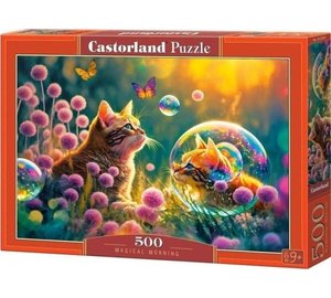 Castorland Puzzle 500 palaa Kissa maaginen aamu