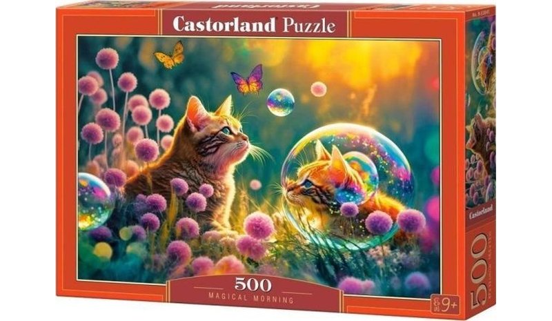Castorland Puzzle 500 palaa Kissa maaginen aamu