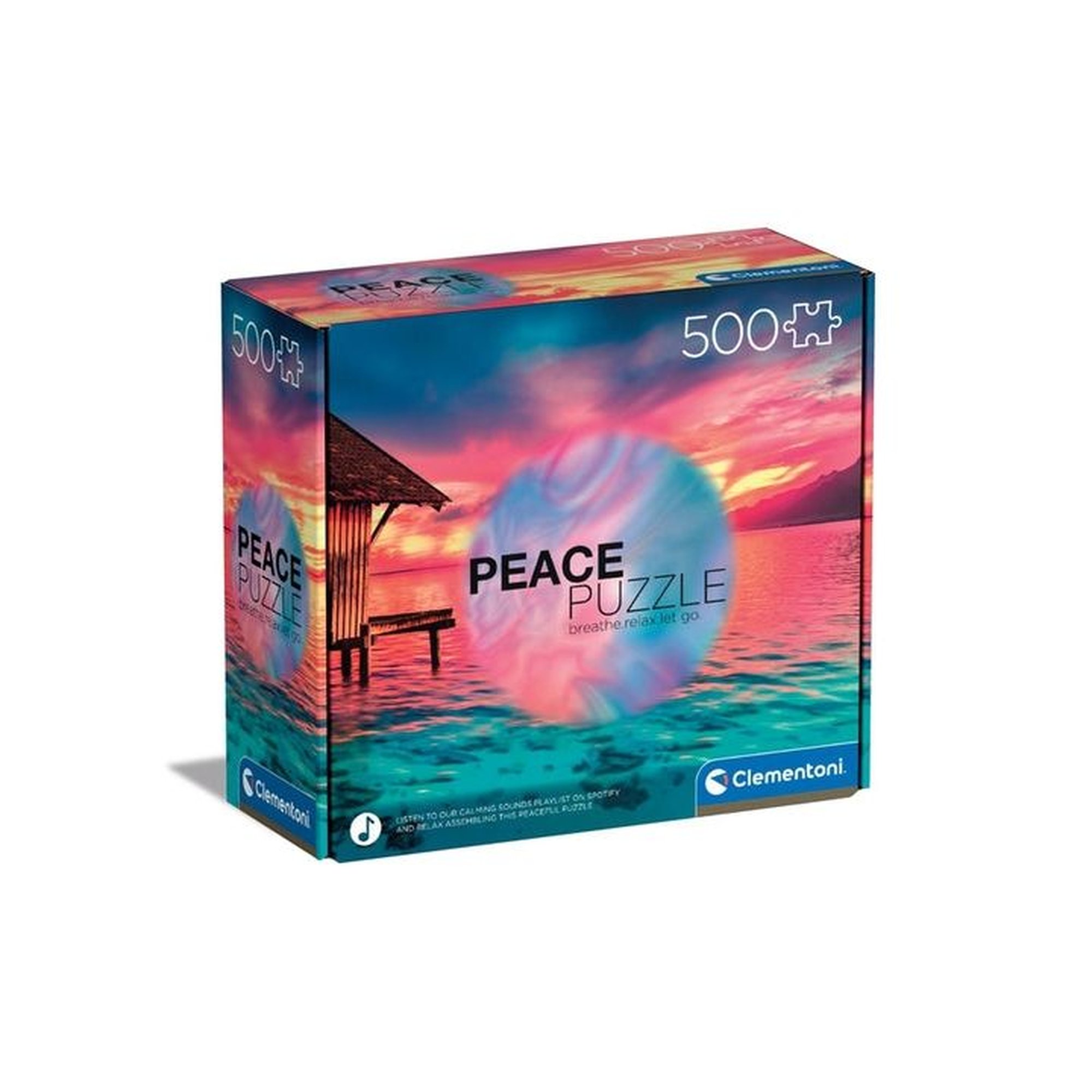 Clementoni Peace Puzzle Living the Present 500p palapeli