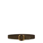 Lauren Ralph Lauren Slide-Buckle Suede Belt - Khaki green - XL