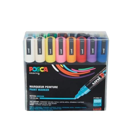 Posca - PC5M - Medium Tip Pen, 16 pc – kuva 6/8