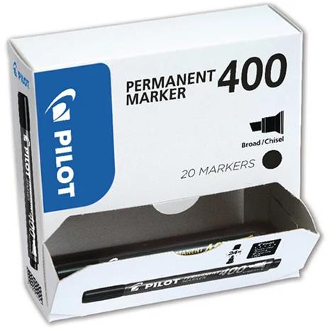 Marker Permanent 400 chrisel Value Pack black (20)