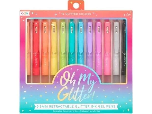 Ooly Ooly Gel Pen 12 Pcs - Glitter Oh My - Multi/patterned - ONE SIZE