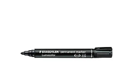 Staedtler 352 Lumocolor Perm bullet -huopakynä, 2,0 mm, musta, 10 kpl