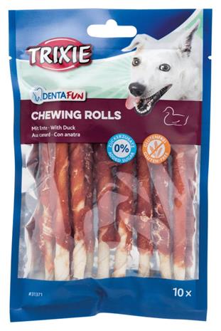 Trixie Denta Fun Duck Chewing Rolls 12 cm 10 pcs./80 g, koiranruoka