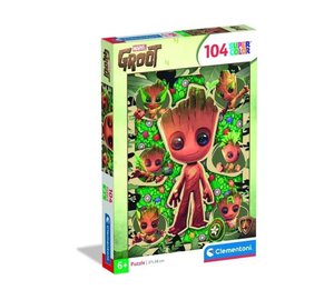 Clementoni Puzzle SuperColor Marvel Groot 104 palaa (25051)