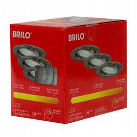3 Led Upotettavat kohdevalot Gu10 5w, vaihdettava värilämpötila