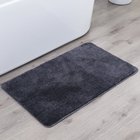 Mikrokuituinen wc-matto Benedomo 55x90, harmaa, Matot