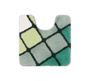 WC-matto Benedomo, 50 x 50 cm, harmaa ruudullinen, Matot