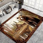 Arktisen ruskean karhun matto, 40x60 cm, 15,7 * 23,62 colio / 40 * 60 cm