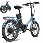Fafrees F20 Kestävä sininen E-Pyörä Kokoontaitettava 20 Tuumaa Akulla 36V 18.2A, 250W 25 km/h SHIMANO 7