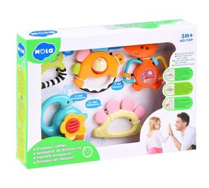 Joukko 5 helistintä Teether Dinosaurukset ZA3093