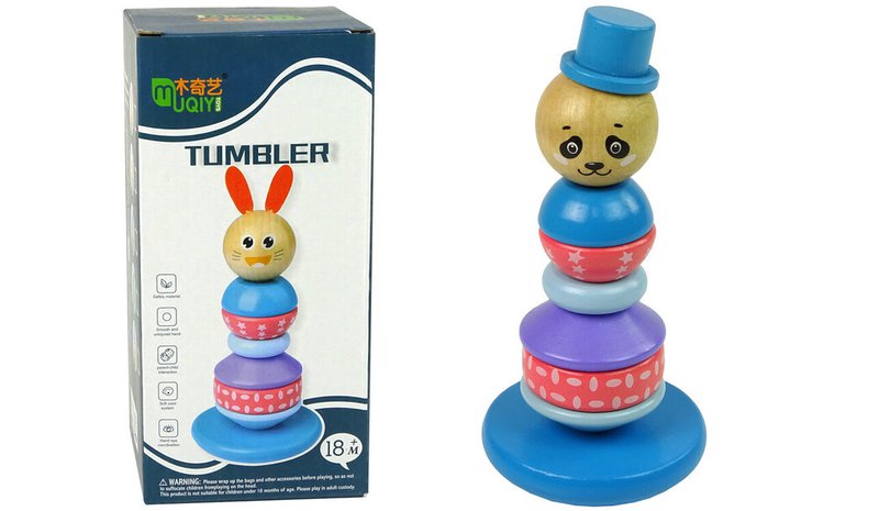Puinen kehittävä pyramidi Panda