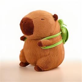 Pehmolelu Kapybara, ruskea, 23 cm