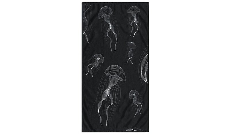 Ranta pyyhe 90 × 180 cm JELLYFISH
