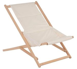 Puinen puutarhalepotuoli Gozo Premium, hiekanvärinen