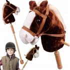 Hobby Horse Hevonen sauvassa äänillä, ruskea, 95 cm