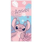 Disney Lilo & Stitch Pinkki kylpypyyhe, rantapyyhe 70x140cm (Nopeasti kuivuva)