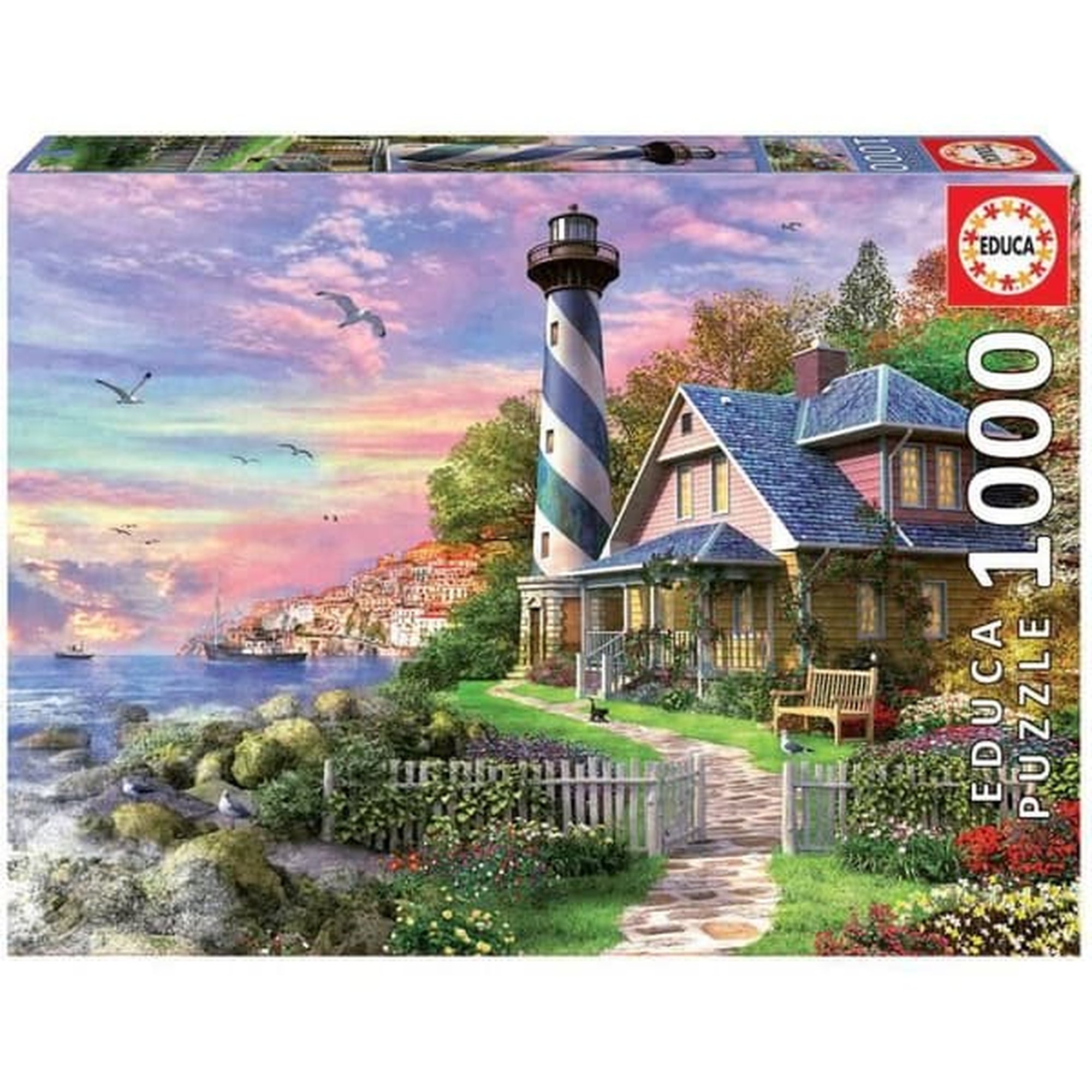 Educa Palapeli 1000 Palaa Lighthouse at Rock Bay