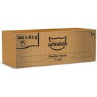 Whiskas Adult siipikarjavalikoima 120x85 g märkäruoka aikuisille kissoille hyytelössä kanalla, ankalla, siipikarjalla ja kalkkunalla