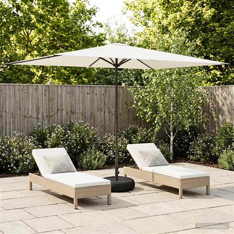 vidaXL Puutarhavarjo 200 x 300 cm Polyesteri Suorakaide Kerma