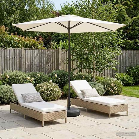 vidaXL Puutarhavarjo 270 x 270 cm Polyesteri Suorakaide Kerma
