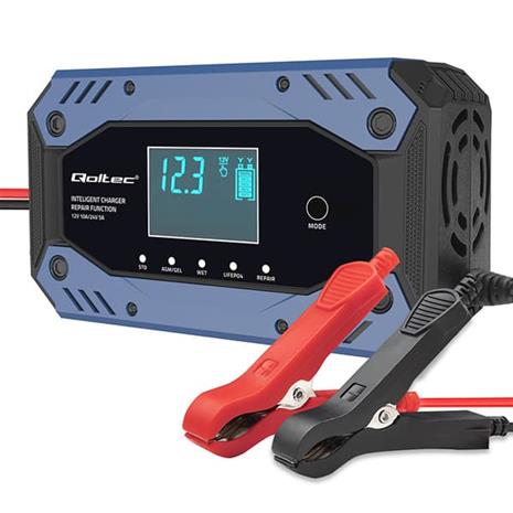Qoltec 10A akkulaturi