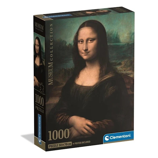 CLE palapeli 1000 CompactMus.Leonardo Mona Lisa 37094