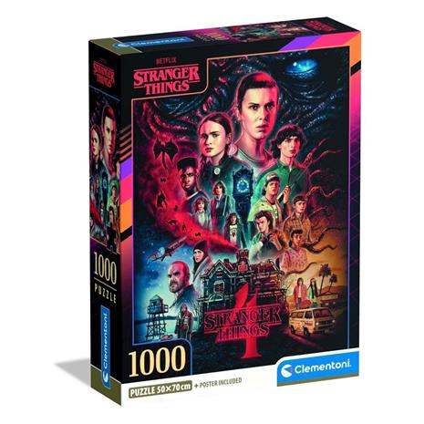 Clementoni Puzzle Compact Stranger Things 1000 palaa (39980)