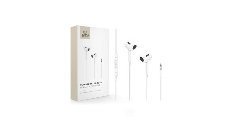Tech-Protect UltraBoost Core G2 USB-C, langalliset nappikuulokkeet