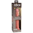 King Cock Elite Realistinen Silikonidildo Imukupilla 25 CM Vaalea Ihonvärinen