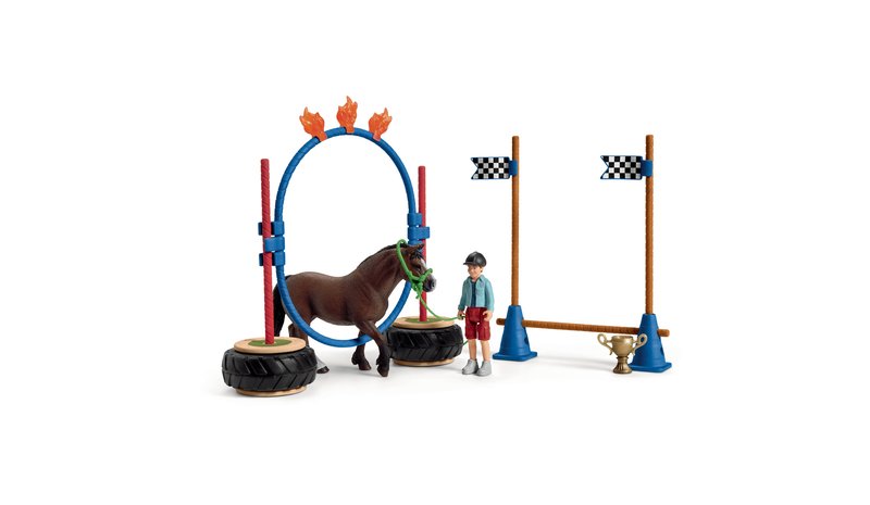 Schleich Poniagilitykisat