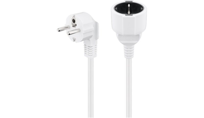 Pro Power cable C13 Ext. - Valkoinen - 2m
