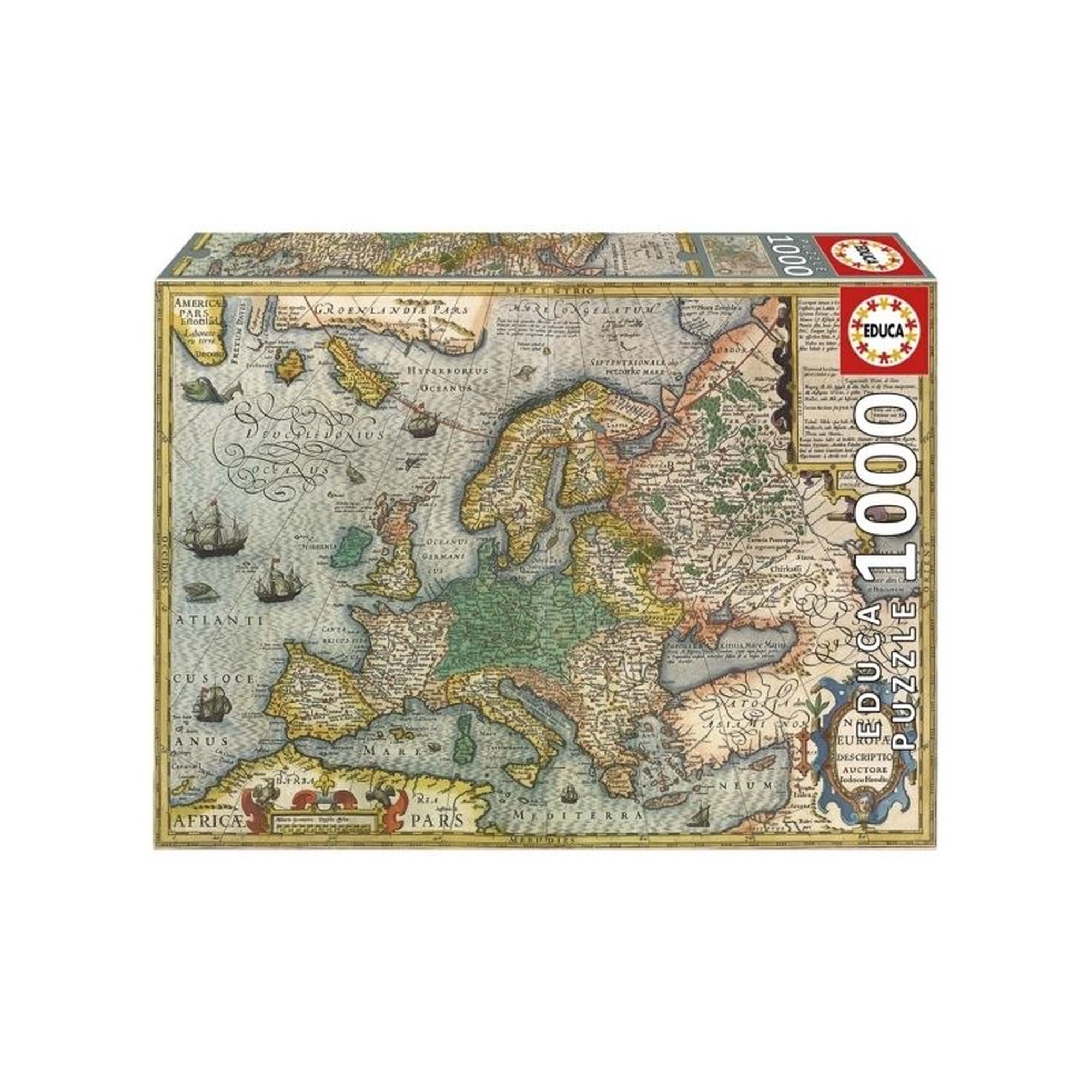 Educa 1000 Euroopan kartta