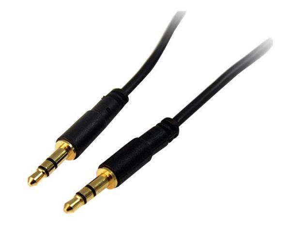 StarTech.com Ohut 3,5 mm stereokaapeli - M/M - äänikaapeli - 1,8 m