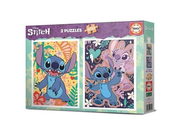 Educa Disney Stitch 2x500p palapeli