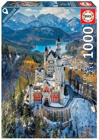 Educa 1000 Neuschwanstein Castle From The Air