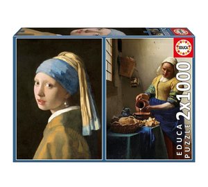 Educa Vermeer Palapeli 2x1000 palaa
