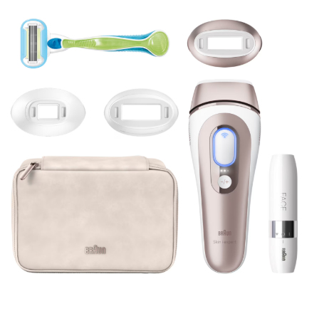 Braun Skin i·expert Pro 7 PL7249, IPL-valoepilaattori + 5 lisäosaa