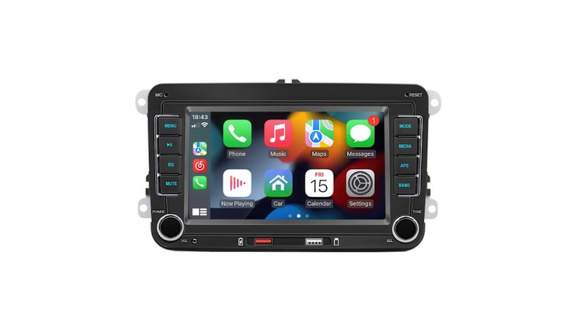 F9070W Autoradio / CarPlay & Android Auto – 7 Tuumaa Volkswagenille