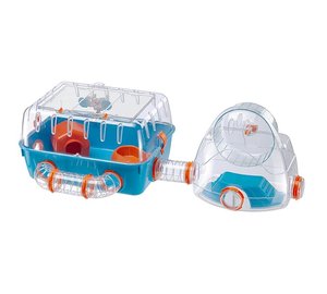 Ferplast Combi 2 Hamsteri Sininen, Läpinäkyvä