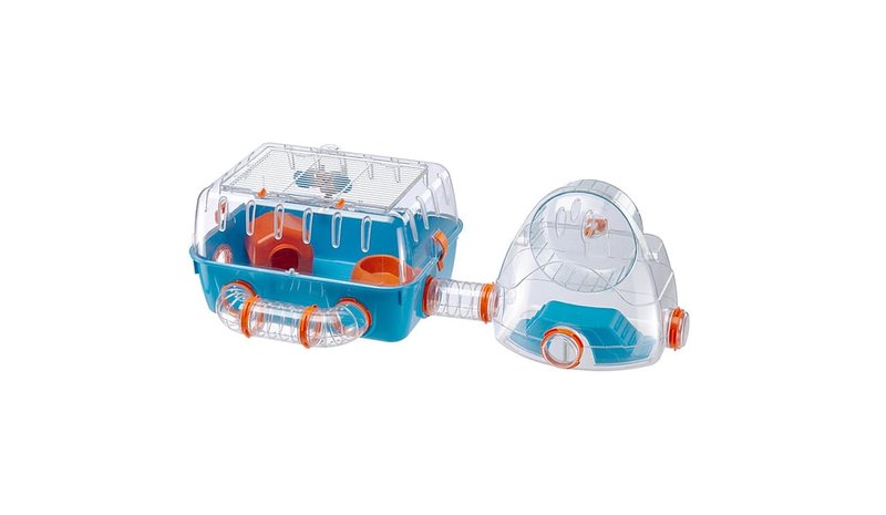 Ferplast Combi 2 Hamsteri Sininen, Läpinäkyvä