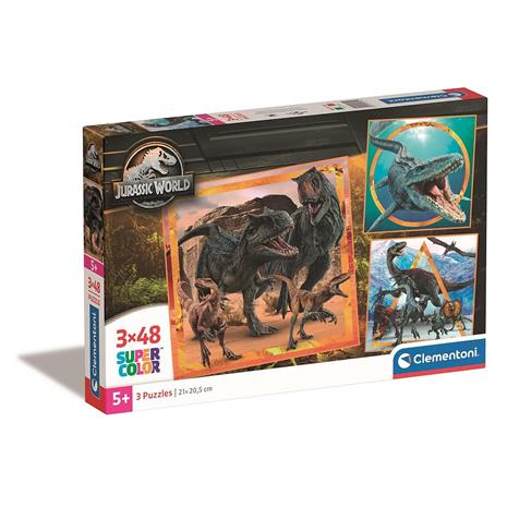 CLEMENTONI palapeli 3x48 palasta - Jurassic World