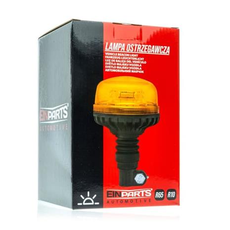 LED-majakka varoitusvalo tapilla 12/24V 19W