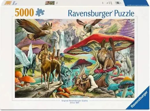 Ravensburger Mushrooms palapeli, 5000 palaa