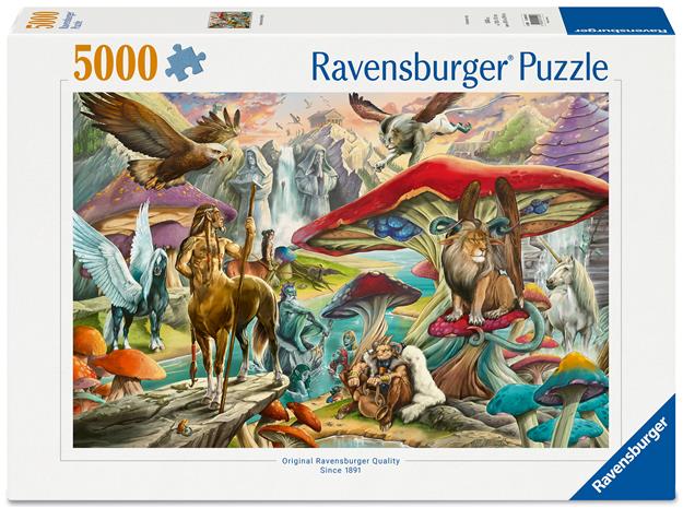 Ravensburger Mushrooms palapeli, 5000 palaa