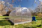 Kasvihuoneet KLASIKA TUBE 3x6m (18m2) perustuksella ja 6mm polykarbonaattipinnoitteella