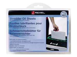 Rexel-öljyarkit paperisilppureille - (12 arkkia)
