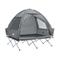 SoBuy Teltta 2 Hengelle - Ja Kenttäsänky, 2-in-1 Retkiteltta | 193x145x185cm Harmaa OGS32-II-L-HG – kuva 1