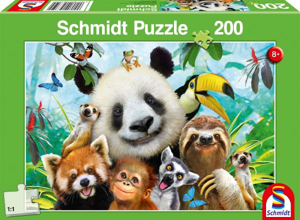 Schmidt Spiele 56359, 200 kpl, Eläimet, 8 vuosi/vuosia